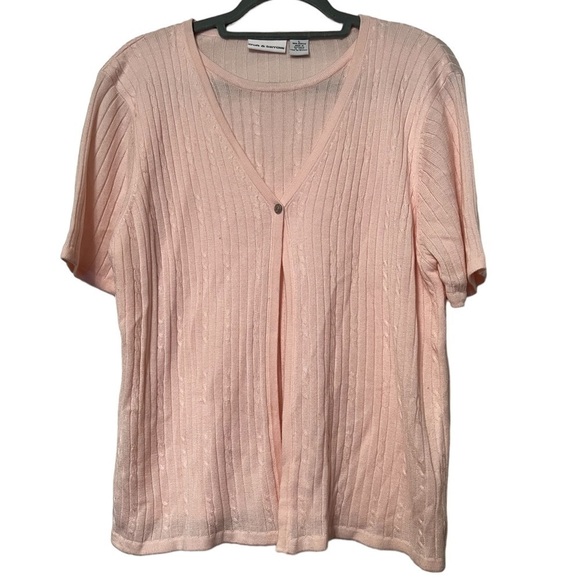 Croft & Barrow 2 in 1 sweater size L - Picture 1 of 7